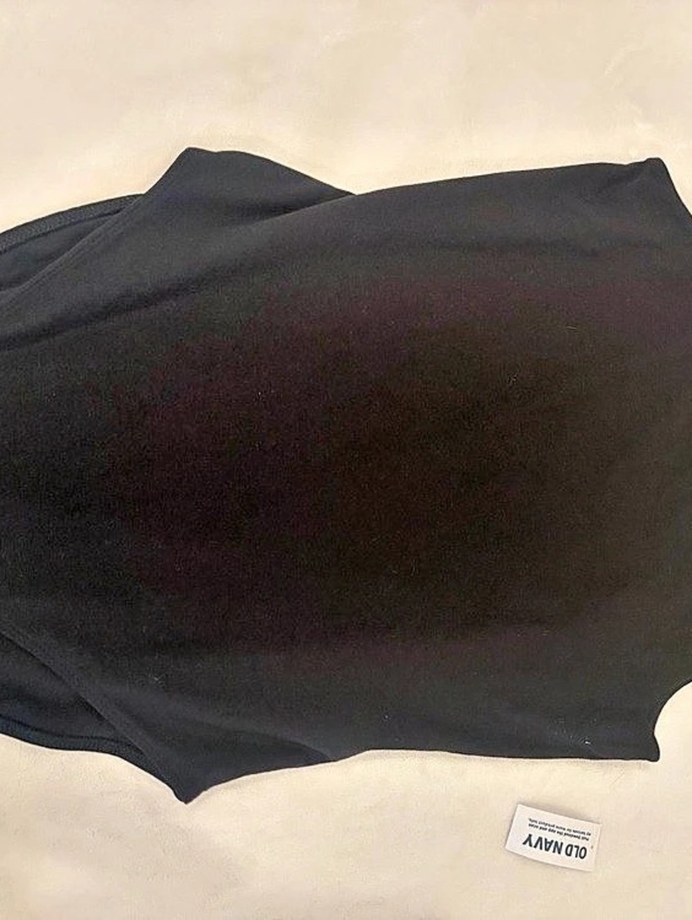 Old Navy Square-Neck Tank Top Bodysuit Black Small